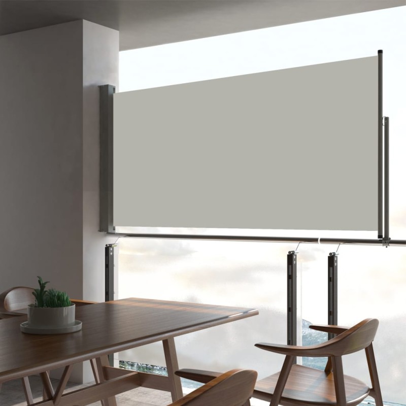 Tenda Laterale Retrattile per Patio 80x300 cm Crema Tenda Laterale Retrattile per Patio 80x300 cm Crema