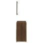 vidaXL Set Mobili da Bagno Rovere Marrone in Legno Multistrato