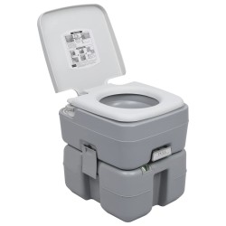 vidaXL Set Toilette Portatile Campeggio Supporto Lavamani Tanica Acqua