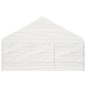 vidaXL Gazebo con Tetto Bianco 15,61x5,88x3,75 m in Polietilene