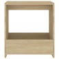 vidaXL Tavolino Rovere Sonoma 50x26x50 cm in Truciolato vidaXL Tavolino Rovere Sonoma 50x26x50 cm in Truciolato