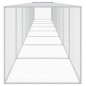 vidaXL Gabbia Polli con Tetto Antracite 803x98x90 cm Acciaio Zincato vidaXL Gabbia Polli con Tetto Antracite 803x98x90 cm Acciaio Zincato