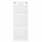 vidaXL Credenza Bianca 34,5x34x180 cm in Legno Multistrato vidaXL Credenza Bianca 34,5x34x180 cm in Legno Multistrato