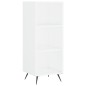 vidaXL Credenza Bianca 34,5x32,5x180 cm in Legno Multistrato vidaXL Credenza Bianca 34,5x32,5x180 cm in Legno Multistrato