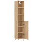 vidaXL Credenza Rovere Sonoma 34,5x34x180 cm in Legno Multistrato vidaXL Credenza Rovere Sonoma 34,5x34x180 cm in Legno Multistrato