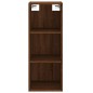 vidaXL Credenza Rovere Marrone 34,5x34x180 cm in Legno Multistrato vidaXL Credenza Rovere Marrone 34,5x34x180 cm in Legno Multistrato