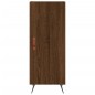vidaXL Credenza Rovere Marrone 34,5x34x180 cm in Legno Multistrato vidaXL Credenza Rovere Marrone 34,5x34x180 cm in Legno Multistrato
