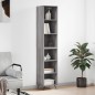 vidaXL Credenza Grigio Sonoma 34,5x32,5x180 cm in Legno Multistrato vidaXL Credenza Grigio Sonoma 34,5x32,5x180 cm in Legno Multistrato