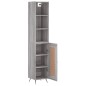 vidaXL Credenza Grigio Sonoma 34,5x34x180 cm in Legno Multistrato vidaXL Credenza Grigio Sonoma 34,5x34x180 cm in Legno Multistrato