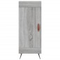 vidaXL Credenza Grigio Sonoma 34,5x34x180 cm in Legno Multistrato vidaXL Credenza Grigio Sonoma 34,5x34x180 cm in Legno Multistrato