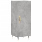 vidaXL Credenza Grigio Cemento 34,5x34x180 cm in Legno Multistrato vidaXL Credenza Grigio Cemento 34,5x34x180 cm in Legno Multistrato