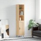 vidaXL Credenza Rovere Sonoma 34,5x34x180 cm in Legno Multistrato vidaXL Credenza Rovere Sonoma 34,5x34x180 cm in Legno Multistrato