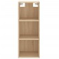 vidaXL Credenza Rovere Sonoma 34,5x34x180 cm in Legno Multistrato vidaXL Credenza Rovere Sonoma 34,5x34x180 cm in Legno Multistrato
