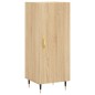 vidaXL Credenza Rovere Sonoma 34,5x34x180 cm in Legno Multistrato vidaXL Credenza Rovere Sonoma 34,5x34x180 cm in Legno Multistrato