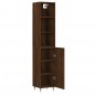 vidaXL Credenza Rovere Marrone 34,5x34x180 cm in Legno Multistrato vidaXL Credenza Rovere Marrone 34,5x34x180 cm in Legno Multistrato