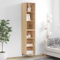 vidaXL Credenza Rovere Sonoma 34,5x32,5x180 cm in Legno Multistrato vidaXL Credenza Rovere Sonoma 34,5x32,5x180 cm in Legno Multistrato