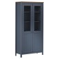 Credenza Alta Hill Grigia 85x37x170,5 cm in Legno di Pino Credenza Alta Hill Grigia 85x37x170,5 cm in Legno di Pino