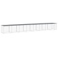 vidaXL Gabbia Polli con Tetto Antracite 803x98x90 cm Acciaio Zincato vidaXL Gabbia Polli con Tetto Antracite 803x98x90 cm Acciaio Zincato