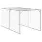 vidaXL Pollaio Area Corsa Grigio Chiaro 110x405x110 cm Acciaio Zincato vidaXL Pollaio Area Corsa Grigio Chiaro 110x405x110 cm Acciaio Zincato