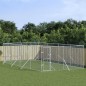 vidaXL Cuccia per Cani da Esterno Argento 4x8x2 m in Acciaio Zincato vidaXL Cuccia per Cani da Esterno Argento 4x8x2 m in Acciaio Zincato