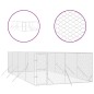 vidaXL Cuccia per Cani da Esterno Argento 4x8x2 m in Acciaio Zincato vidaXL Cuccia per Cani da Esterno Argento 4x8x2 m in Acciaio Zincato