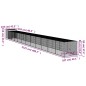 vidaXL Pollaio Area Corsa Grigio Chiaro 110x1221x110cm Acciaio Zincato vidaXL Pollaio Area Corsa Grigio Chiaro 110x1221x110cm Acciaio Zincato