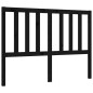 vidaXL Giroletto con Testiera Nero 140x190 cm in Legno Massello vidaXL Giroletto con Testiera Nero 140x190 cm in Legno Massello