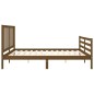 vidaXL Giroletto con Testiera Miele 6FT Super King in Legno Massello vidaXL Giroletto con Testiera Miele 6FT Super King in Legno Massello