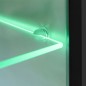 Set Parete Attrezzata Porta TV con Luci LED 5 pz Nero Lucido Set Parete Attrezzata Porta TV con Luci LED 5 pz Nero Lucido