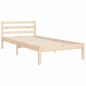 vidaXL Giroletto con Testiera 90x200 cm in Legno Massello vidaXL Giroletto con Testiera 90x200 cm in Legno Massello