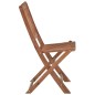 Sedie da Giardino Pieghevoli 2 pz con Cuscini Massello Acacia Sedie da Giardino Pieghevoli 2 pz con Cuscini Massello Acacia