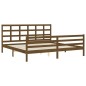 vidaXL Giroletto con Testiera Miele 6FT Super King in Legno Massello vidaXL Giroletto con Testiera Miele 6FT Super King in Legno Massello