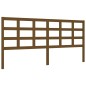 vidaXL Giroletto con Testiera Miele 6FT Super King in Legno Massello vidaXL Giroletto con Testiera Miele 6FT Super King in Legno Massello