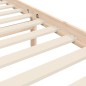 vidaXL Giroletto con Testiera 4FT Small Double in Legno Massello vidaXL Giroletto con Testiera 4FT Small Double in Legno Massello