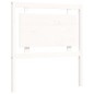 vidaXL Giroletto con Testiera Bianco 90x200 cm in Legno Massello vidaXL Giroletto con Testiera Bianco 90x200 cm in Legno Massello