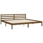 vidaXL Giroletto con Testiera Miele 6FT Super King in Legno Massello vidaXL Giroletto con Testiera Miele 6FT Super King in Legno Massello