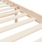 vidaXL Giroletto con Testiera 4FT Small Double in Legno Massello vidaXL Giroletto con Testiera 4FT Small Double in Legno Massello