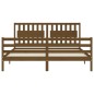 vidaXL Giroletto con Testiera Miele 6FT Super King in Legno Massello vidaXL Giroletto con Testiera Miele 6FT Super King in Legno Massello