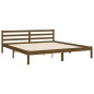vidaXL Giroletto con Testiera Miele 6FT Super King in Legno Massello vidaXL Giroletto con Testiera Miele 6FT Super King in Legno Massello