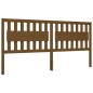 vidaXL Giroletto con Testiera Miele 200x200 cm in Legno Massello vidaXL Giroletto con Testiera Miele 200x200 cm in Legno Massello