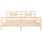 vidaXL Giroletto con Testiera 6FT Super King in Legno Massello vidaXL Giroletto con Testiera 6FT Super King in Legno Massello
