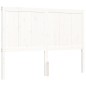vidaXL Giroletto con Testiera Bianco 120x200 cm in Legno Massello vidaXL Giroletto con Testiera Bianco 120x200 cm in Legno Massello