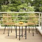 Sedie da Giardino 2pz 48x62x84 cm Rattan PE Sedie da Giardino 2pz 48x62x84 cm Rattan PE