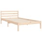 vidaXL Giroletto con Testiera 100x200 cm in Legno Massello vidaXL Giroletto con Testiera 100x200 cm in Legno Massello
