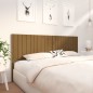 Testiera per Letto Miele 205,5x4x100 cm Legno Massello di Pino Testiera per Letto Miele 205,5x4x100 cm Legno Massello di Pino