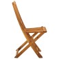 Sedie da Giardino Pieghevoli 2 pz in Legno Massello d'Acacia Sedie da Giardino Pieghevoli 2 pz in Legno Massello d'Acacia