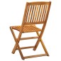 Sedie da Giardino Pieghevoli 2 pz in Legno Massello d'Acacia Sedie da Giardino Pieghevoli 2 pz in Legno Massello d'Acacia