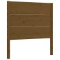 vidaXL Giroletto con Testiera Miele 100x200 cm in Legno Massello vidaXL Giroletto con Testiera Miele 100x200 cm in Legno Massello