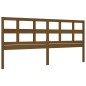 vidaXL Giroletto con Testiera Miele 200x200 cm in Legno Massello vidaXL Giroletto con Testiera Miele 200x200 cm in Legno Massello