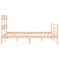 vidaXL Giroletto con Testiera Small Double in Legno Massello
